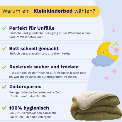 Zelesta Kleinkinderbed - Cream & Olive