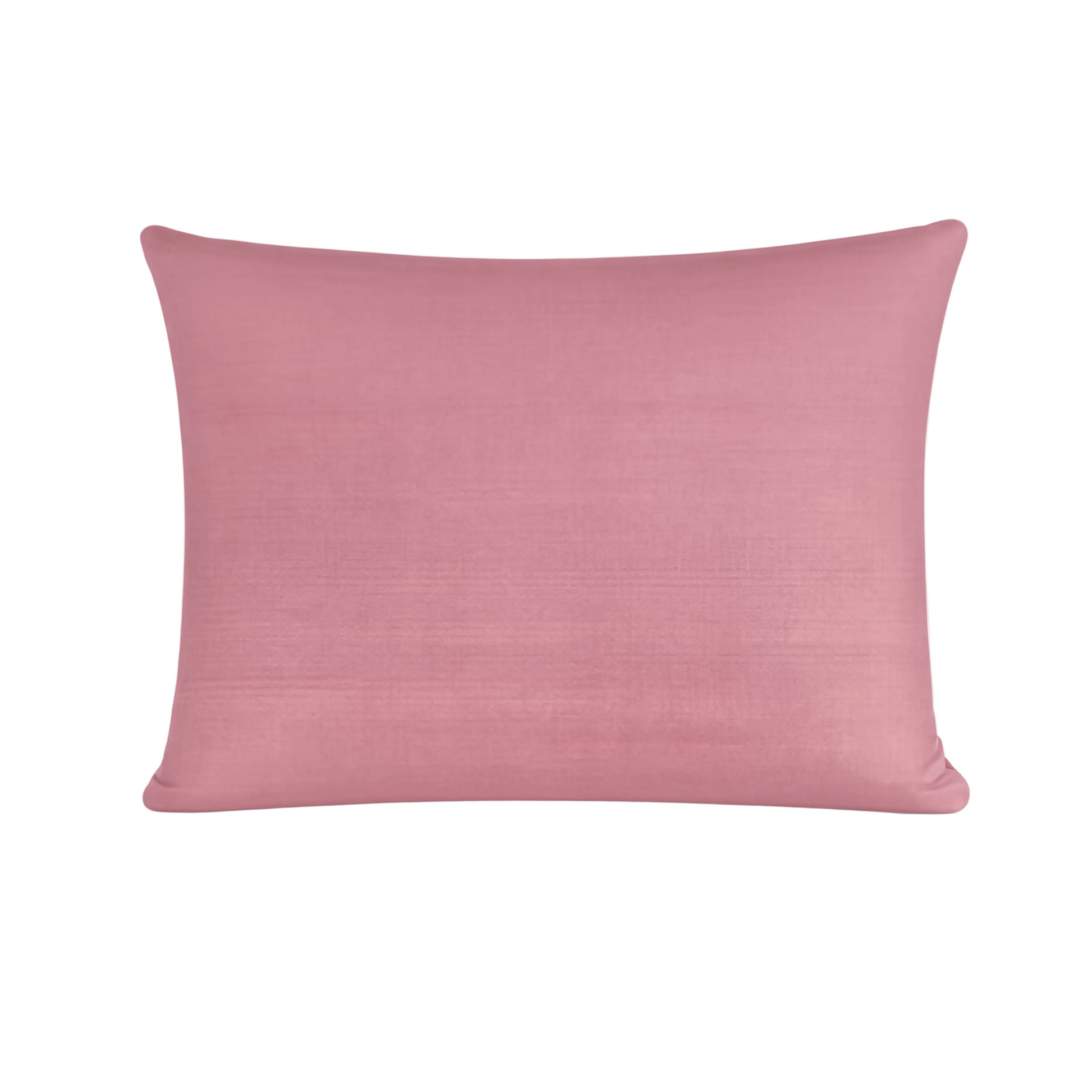 Zelesta Comfort Uni No Stitch Kissenbezüge Set von 2 - Altrosa