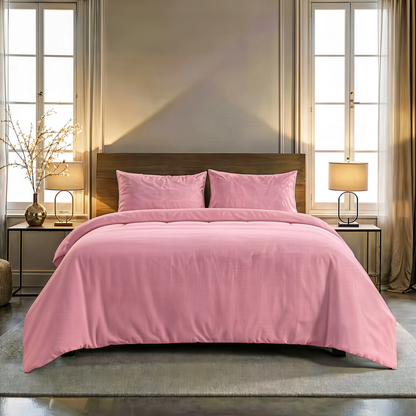 Zelesta Comfort Uni No Stitch Bettdecke - Altrosa