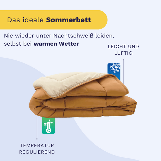 Zelesta Easybed Light - Bronzebraun & Leinen
