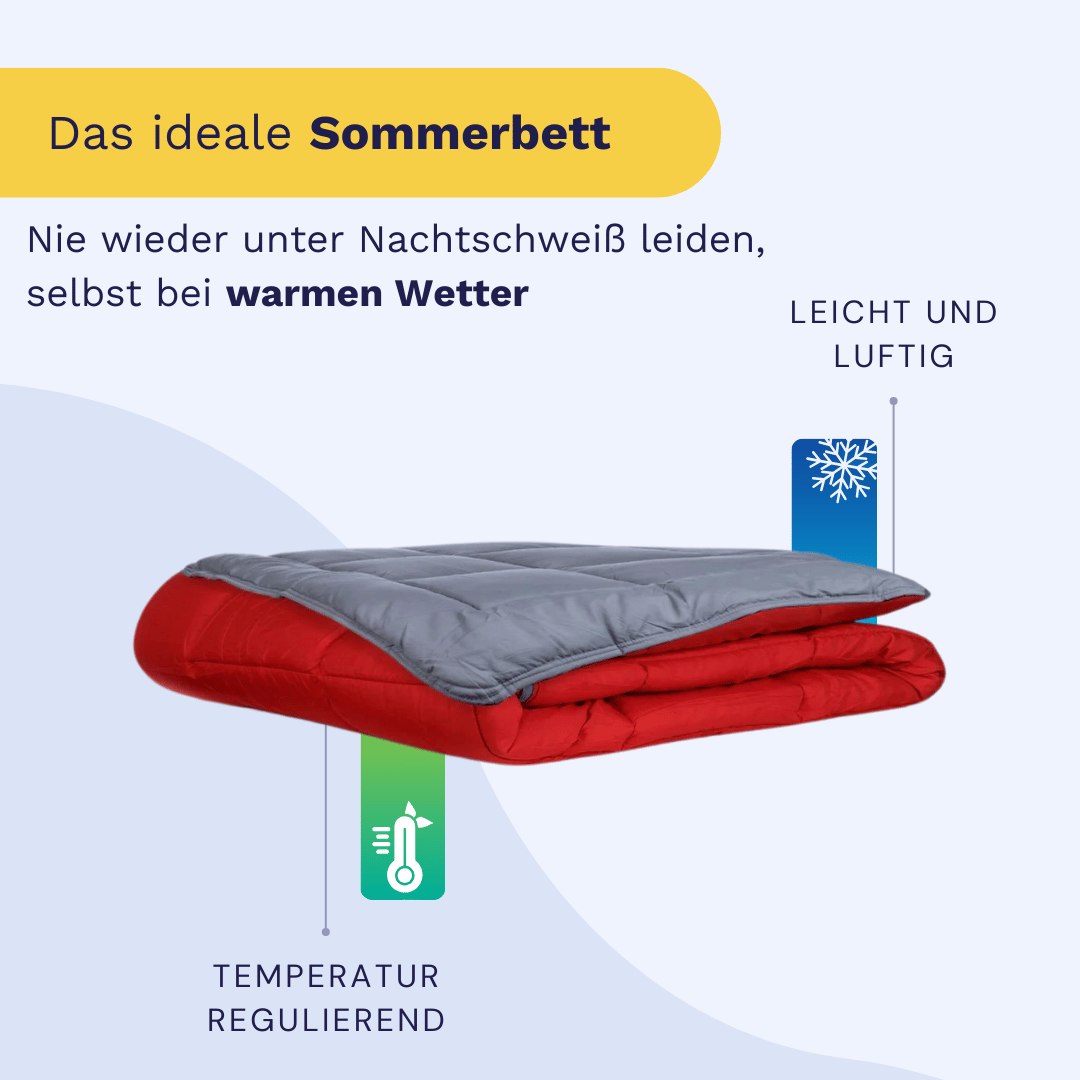 Zelesta Easybed Light - Anthrazit & Rot