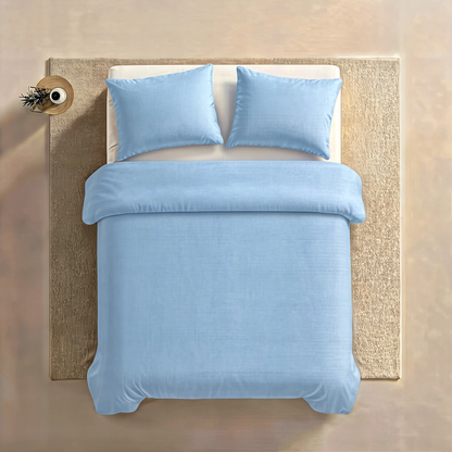 Zelesta Comfort Uni No Stitch Bettdecke - Eisblau