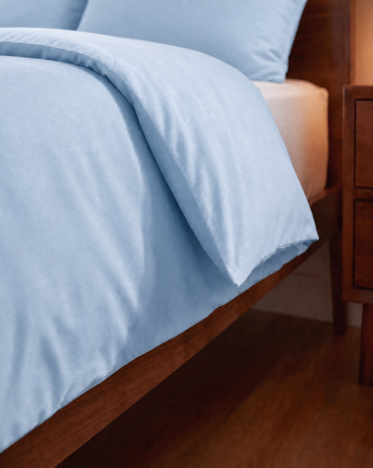Zelesta Comfort Uni No Stitch Bettdecke - Eisblau