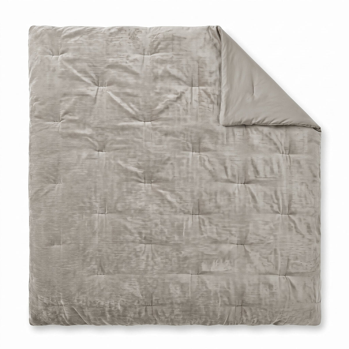 Zelesta Special Jersey Chenille Bettdecke - Metallgrau