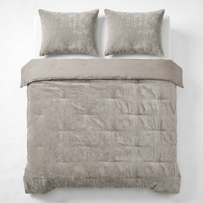 Zelesta Special Jersey Chenille Bettdecke - Metallgrau