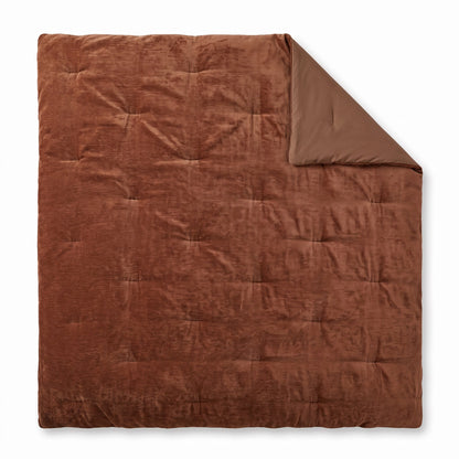 Zelesta Special Jersey Chenille Bettdecke - Warmes Braun