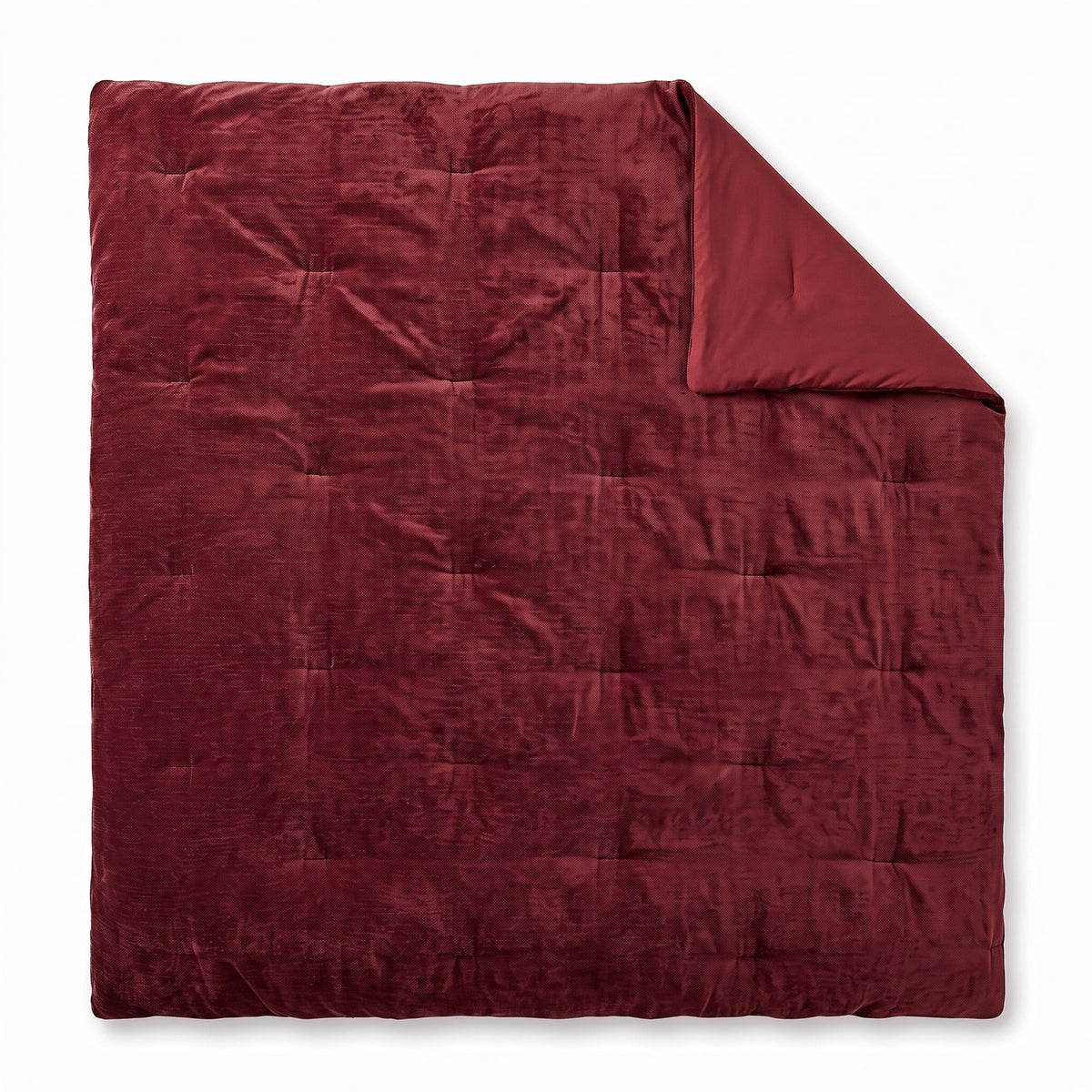 Zelesta Special Jersey Chenille Bettdecke - Barockrot