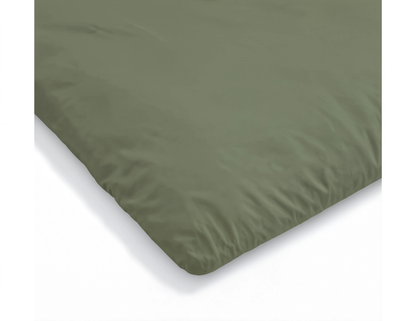 Zelesta Pure Uni No Stitch Baumwolle Bettdecke - Lodengrün
