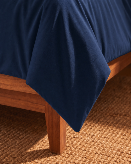Zelesta Comfort Duo No Stitch Bettdecke - Blau & Marineblau