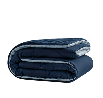 Zelesta Comfort Duo No Stitch Bettdecke - Blau & Marineblau