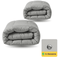 Zelesta Wonderbed 4 Seasons Double Baumwolle - Morning Grey