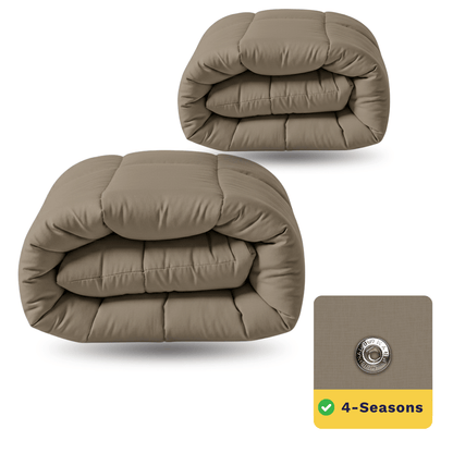 Zelesta Wonderbed 4 Seasons Double - Natural Taupe