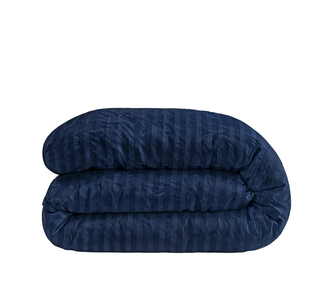 Zelesta Deluxe Hotel Stripe Baumwollsatin Bettdecke - Blau