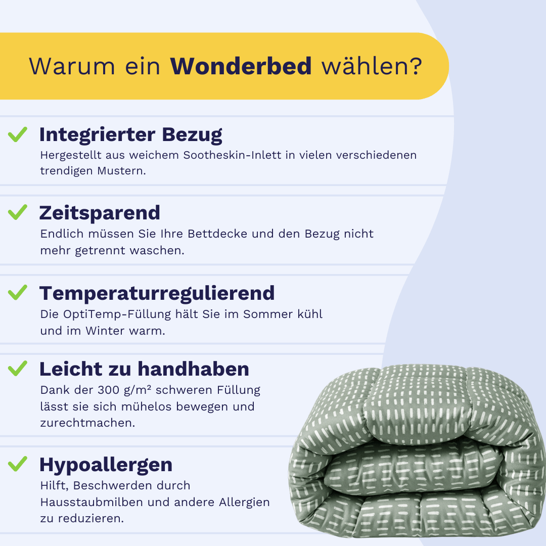 Zelesta Wonderbed - Olive Stitches