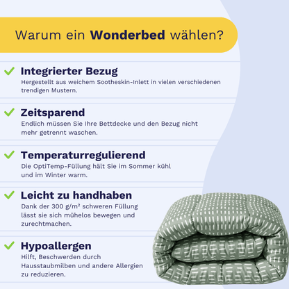 Zelesta Wonderbed - Olive Stitches