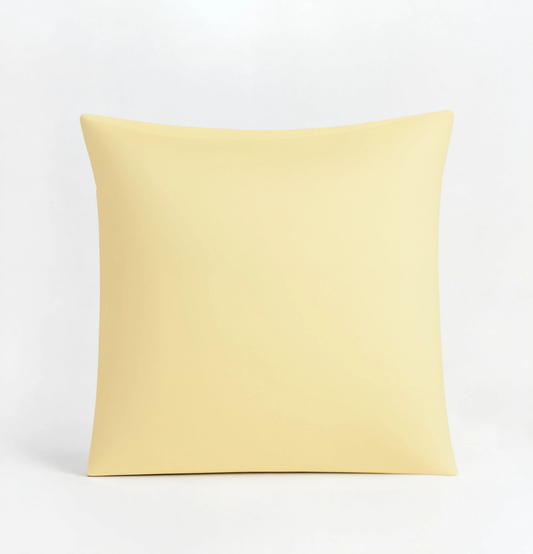 Zelesta Pure Duo No Stitch Baumwolle Kissenbezüge Set von 2 - Gelb