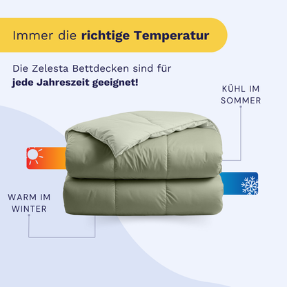 Zelesta Premiumbed Baumwolle - Olive & Mint