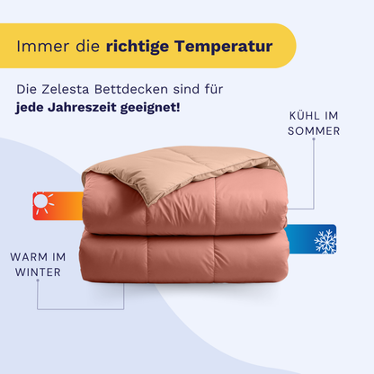 Zelesta Premiumbed Baumwolle - Salmon & Peach