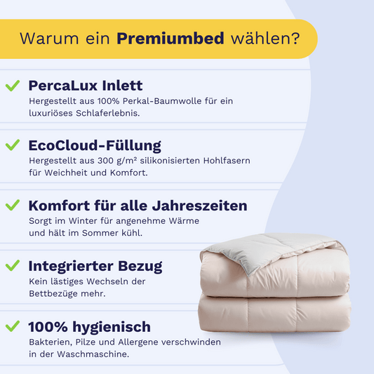 Zelesta Premiumbed - Silk & Coconut Cream