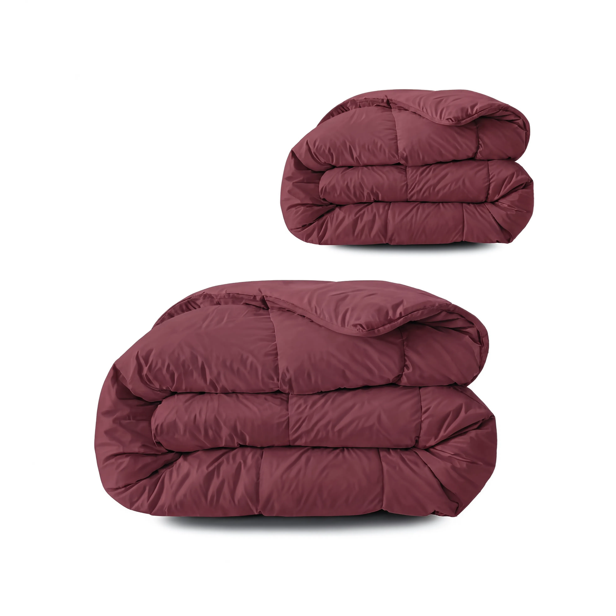 Zelesta Pure Uni 4-Jahreszeiten Nahtlose Baumwollbettdecke - Rot