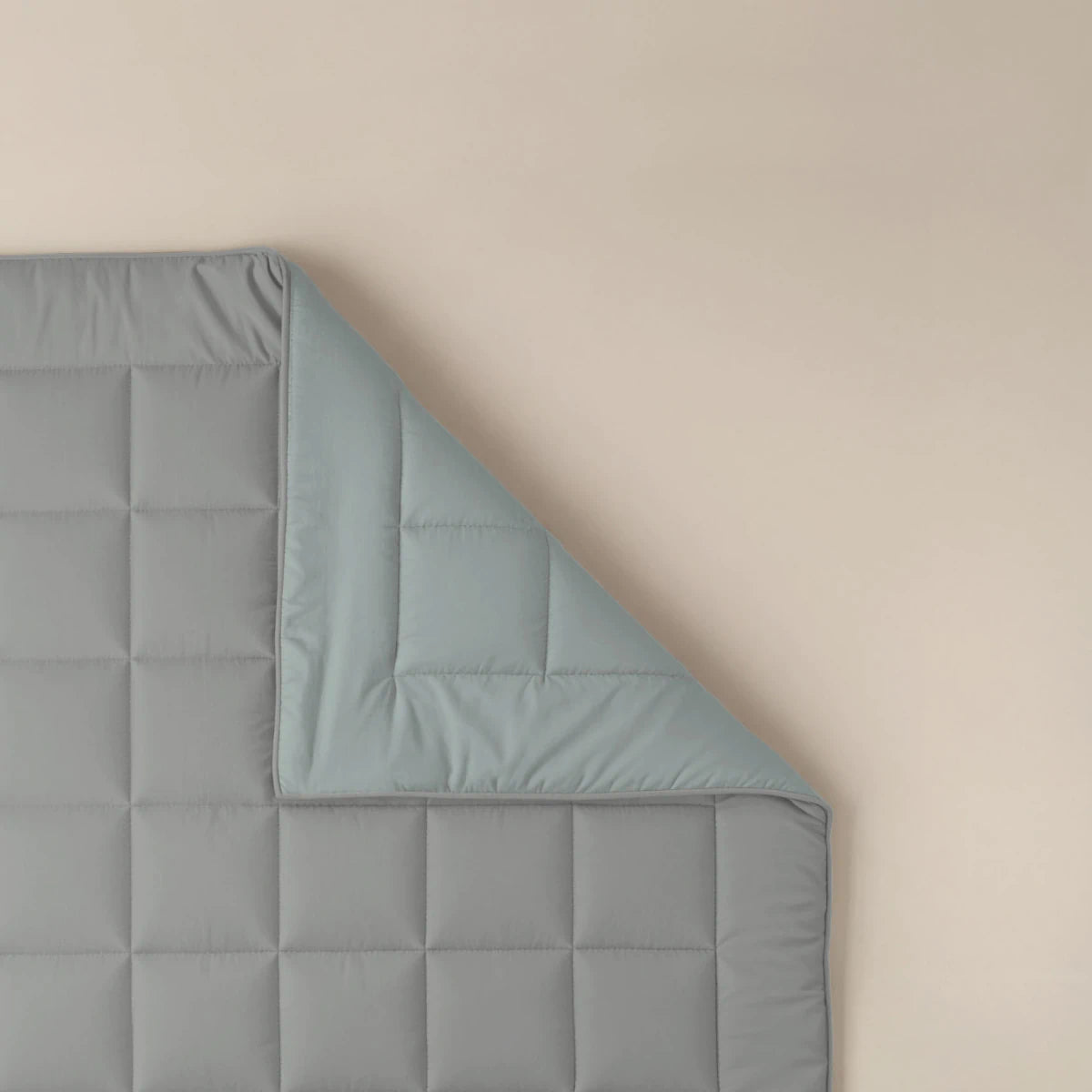 Zelesta Pure Duo Baumwolle Bettdecke - Dunkelgrau & Hellgrau