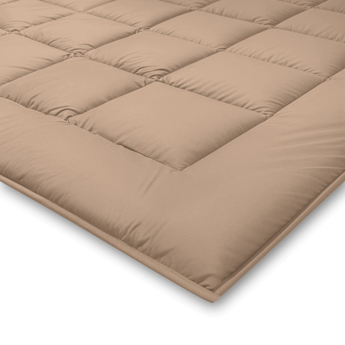 Zelesta Pure Duo Baumwolle Sommerbettdecke - Rosabraun & Betonbraun