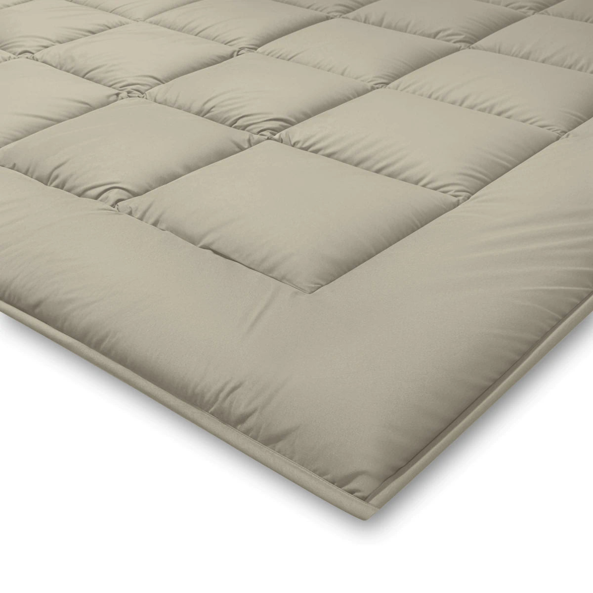 Zelesta Pure Duo Baumwolle Bettdecke - Warmgrau & Cremeweiß
