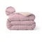 Zelesta Pure Duo Baumwolle Sommerbettdecke - Zartes Lila & Zartrosa