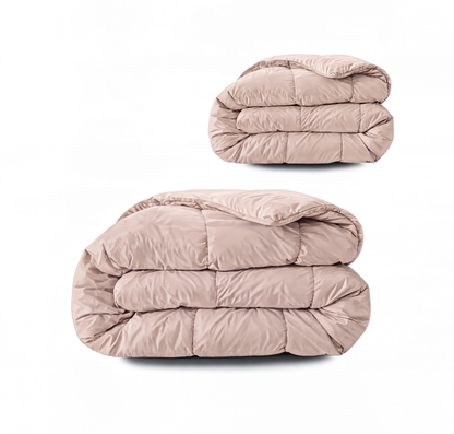 Zelesta Pure Uni 4-Jahreszeiten Nahtlose Baumwollbettdecke - Rosa
