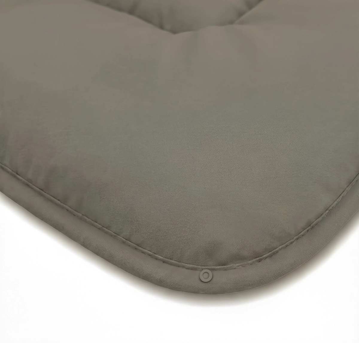Zelesta Pure Uni 4-Jahreszeiten Nahtlose Baumwollbettdecke - Anthrazit