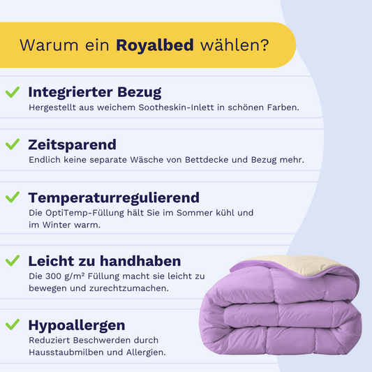 Zelesta Royalbed - Lila & Sand Beach