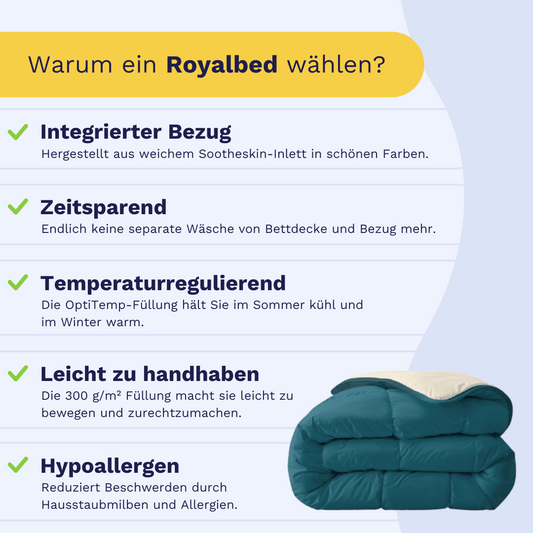 Zelesta Royalbed - Petrol & Sand Beach