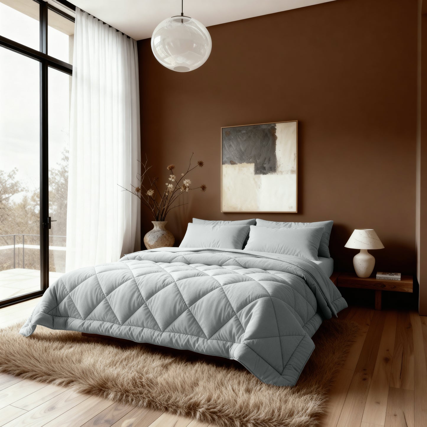 Zelesta Royalbed Diamant – Grey-Blue