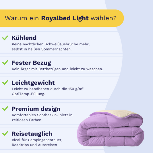 Zelesta Royalbed Light - Lila & Sand Beach