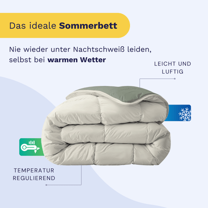 Zelesta Royalbed Light - Grün & Creme 240x200cm