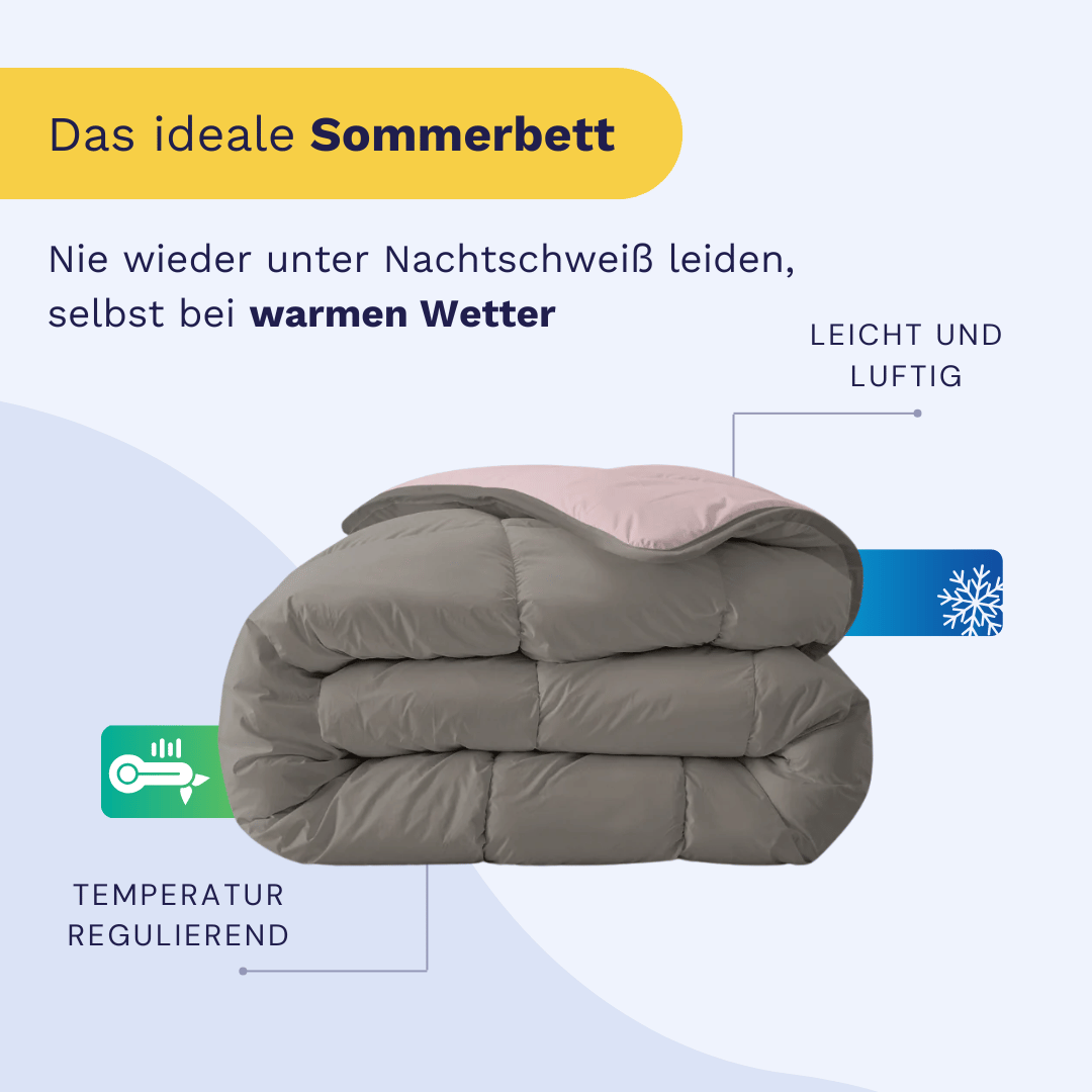 Zelesta Royalbed Light - Pastellrosa & Zartes Grau