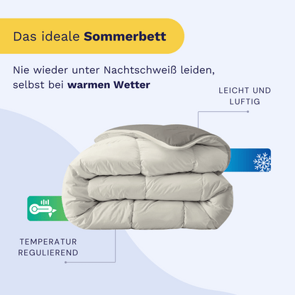 Zelesta Royalbed Light - Zartes Grau & Creme