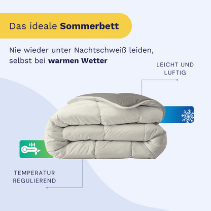 Zelesta Royalbed Light - Zartes Grau & Creme