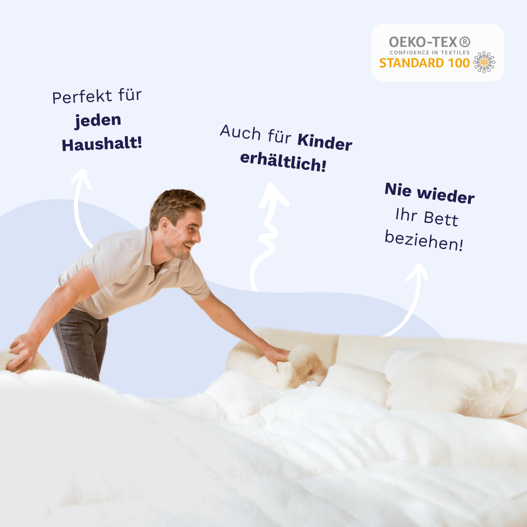Zelesta Royalbed Light - Zartes Grau & Pastellgrün 240x200cm