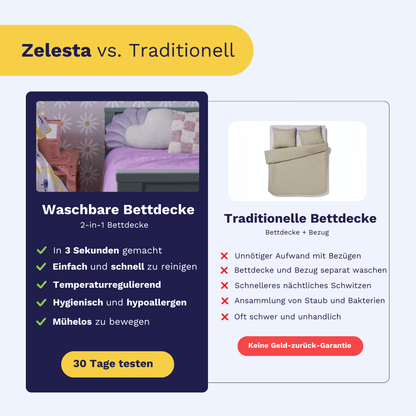 Zelesta Royalbed Light - Pastellrosa & Creme