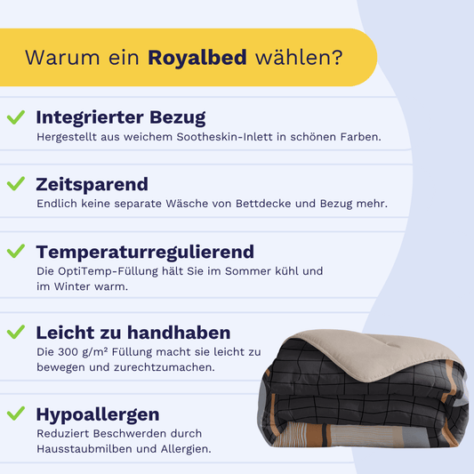 Zelesta Royalbed - Blue Stripes