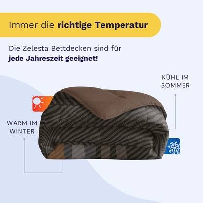 Zelesta Royalbed - Brown Stripes