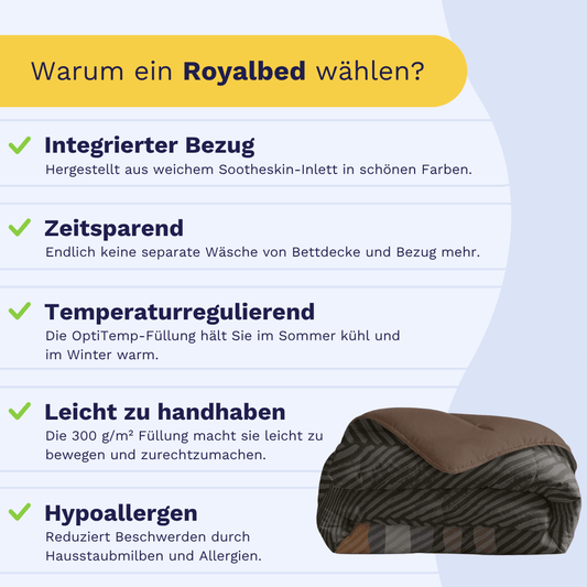 Zelesta Royalbed - Brown Stripes