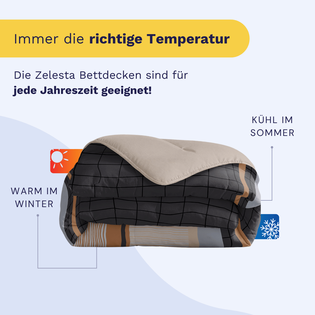 Zelesta Royalbed - Blue Stripes