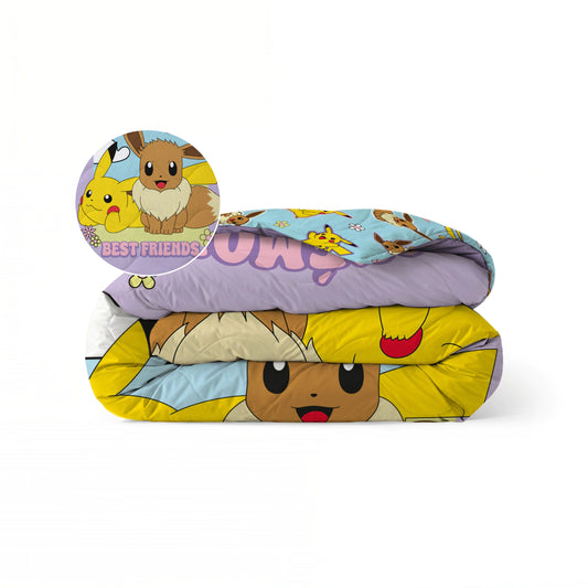 Zelesta Special Kids Bettdecke - Pikachu und Eevee