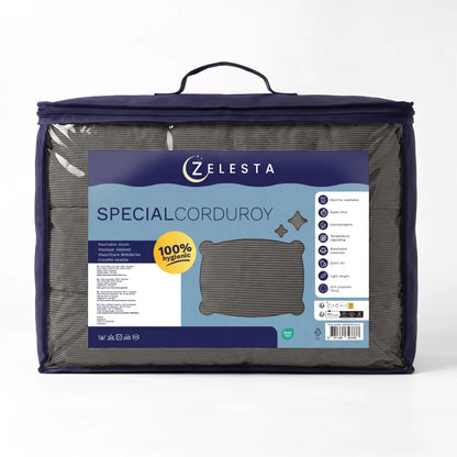 Zelesta Special Corduroy Cotton Bettdecke - Anthrazit