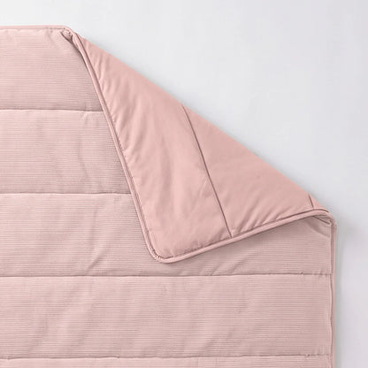 Zelesta Special Corduroy Cotton Bettdecke - Staubiges Rosa