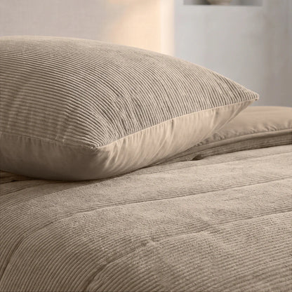 Zelesta Special Corduroy Cotton Bettdecke - Taupe