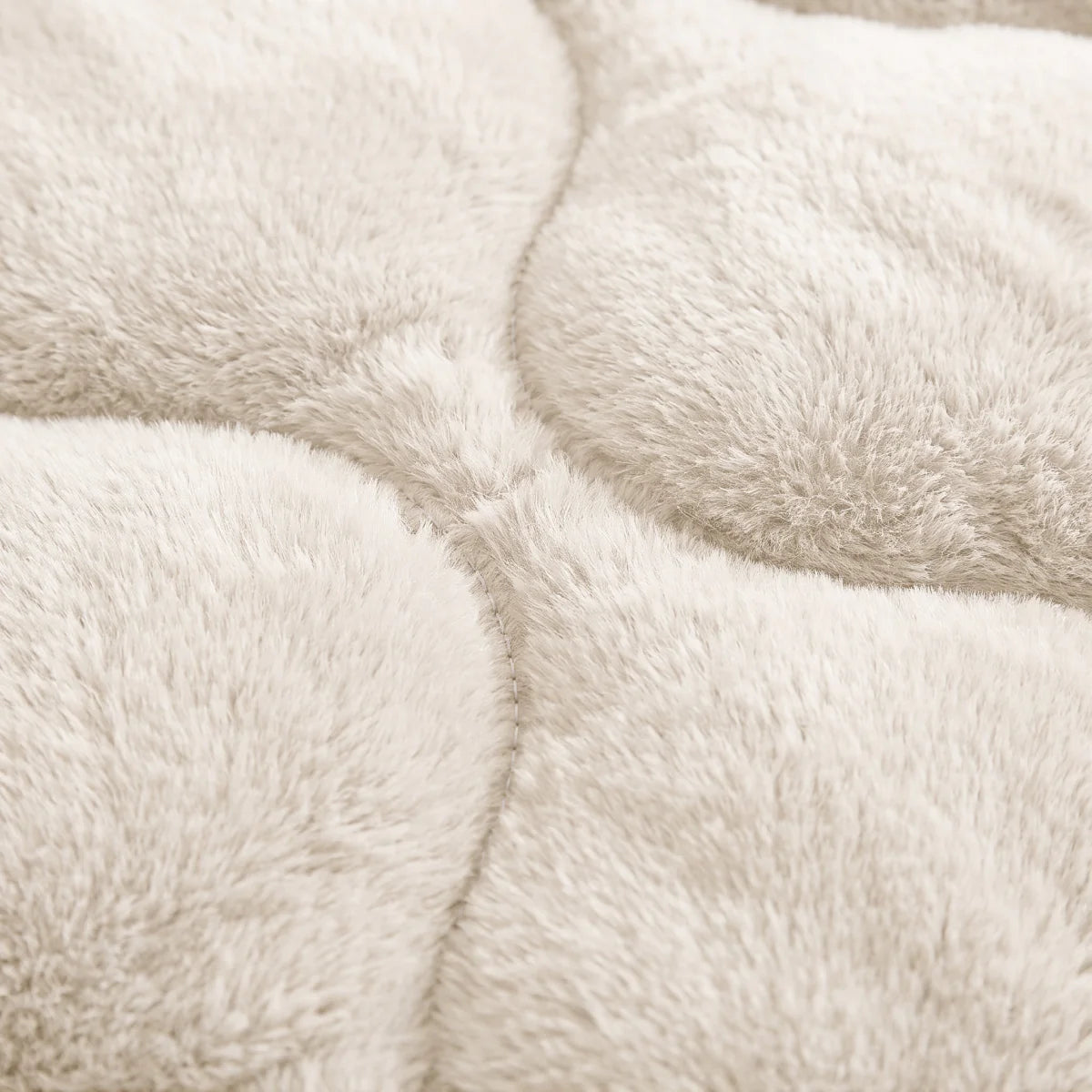 Zelesta Special Teddy Faux Fur Bettdecke - Marshmallow weiß