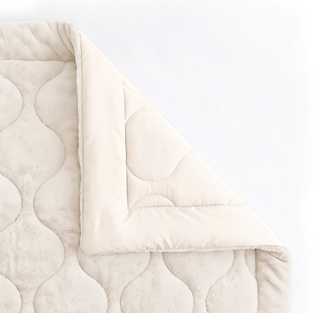 Zelesta Special Teddy Faux Fur Bettdecke - Marshmallow weiß